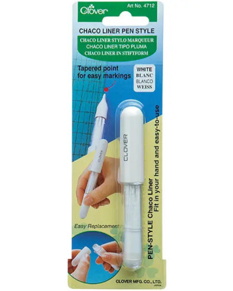 Chaco Liner Stylo Marqueur - Blanc - Clover - Mercerine