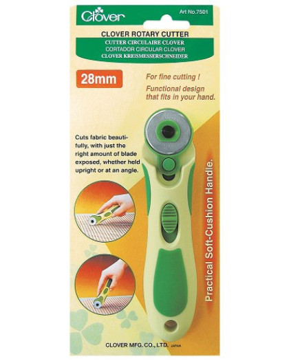 Cutter rotatif - 28mm - Clover - Mercerine