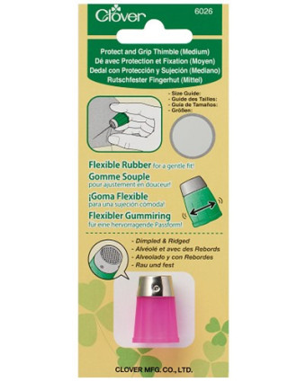 Dé avec protection et fixation - 15.5 mm (Moyen)  - Clover