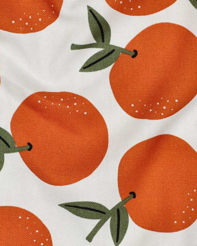 Toile Canvas Ecrue Motif Clémentine - Mercerine