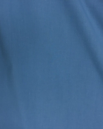 Coupon - Voile de coton Bleu - par 10cm