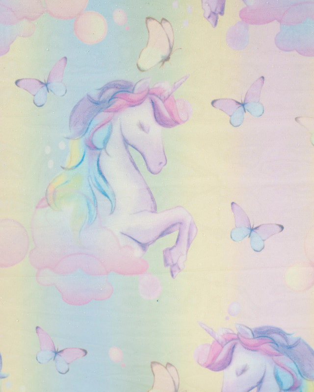 Tulle Arc-En-Ciel Paillettes Licorne - Mercerine
