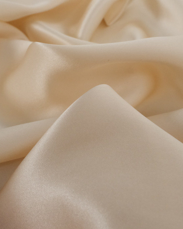 Satin de Soie Ecru Alicia - Mercerine