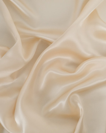 Satin de Soie Ecru Alicia - Mercerine
