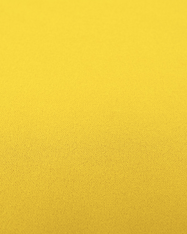 Tissu en ligne : Crêpe jersey extensible jaune - Mercerine