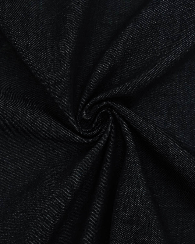 Tissu Jean Indigo Chiné Stretch - Mercerine