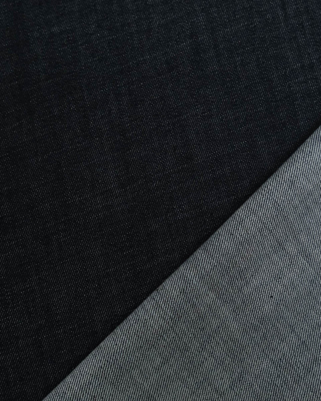 Tissu Jean Indigo Chiné Stretch - Mercerine
