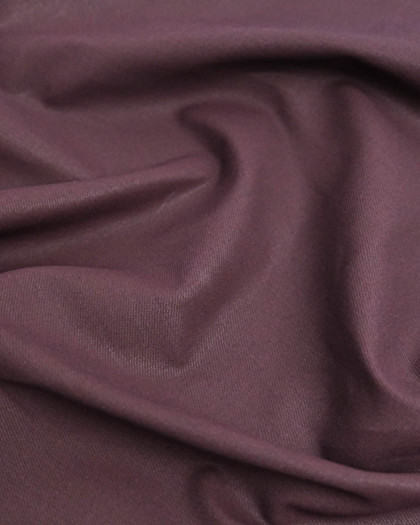 Tissu Jean Bordeaux Effet Cuir - Mercerine