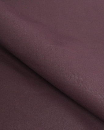 Tissu Jean Bordeaux Effet Cuir - Mercerine