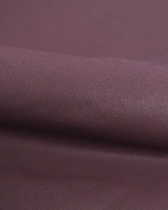 Tissu Jean Bordeaux Effet Cuir - Mercerine