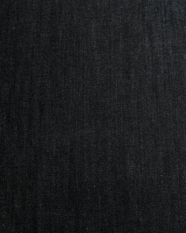 Tissu Jean Noir Chiné Stretch - Mercerine