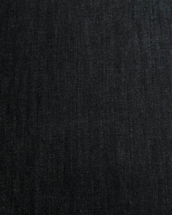 Tissu Jean Noir Chiné Stretch - Mercerine