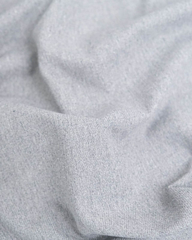 Tissu Jean Gris Clair Chiné - Mercerine