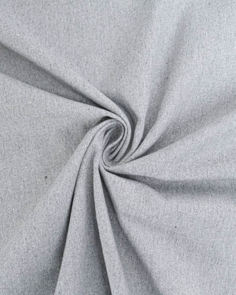 Tissu Jean Gris Clair Chiné - Mercerine