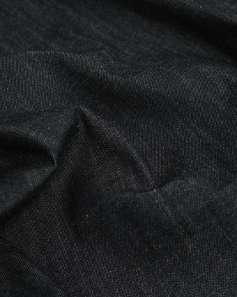 Tissu Jean Noir Chiné Epais - Mercerine