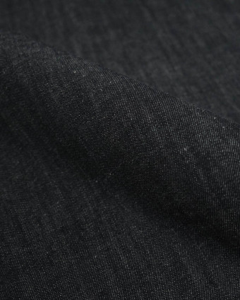 Tissu Jean Noir Chiné Epais - Mercerine