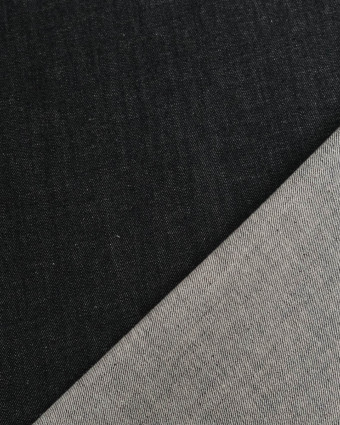 Tissu Jean Noir Chiné Epais - Mercerine