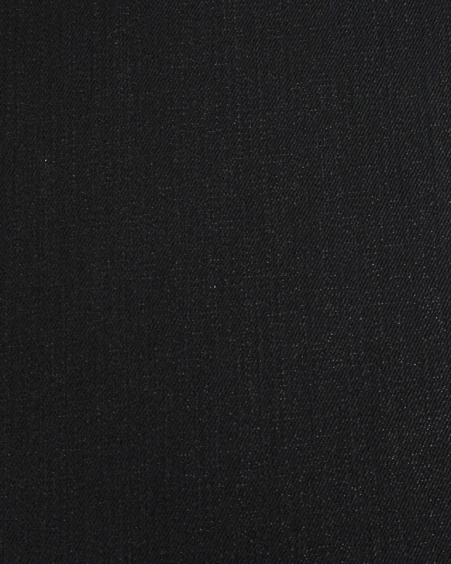 Tissu Jean Noir Lurex Argent Epais - Mercerine
