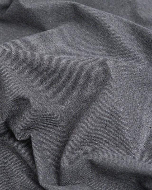 Tissu Jean Gris Moyen Chiné - Mercerine