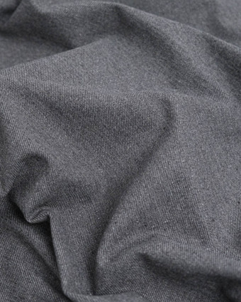 Tissu Jean Gris Moyen Chiné - Mercerine