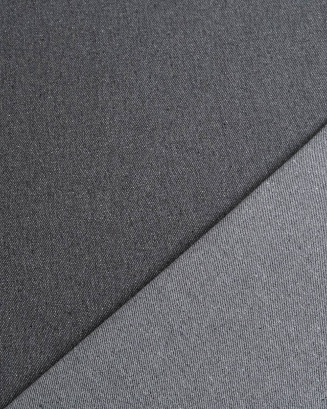 Tissu Jean Gris Moyen Chiné - Mercerine