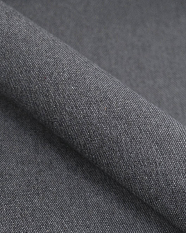 Tissu Jean Gris Moyen Chiné - Mercerine