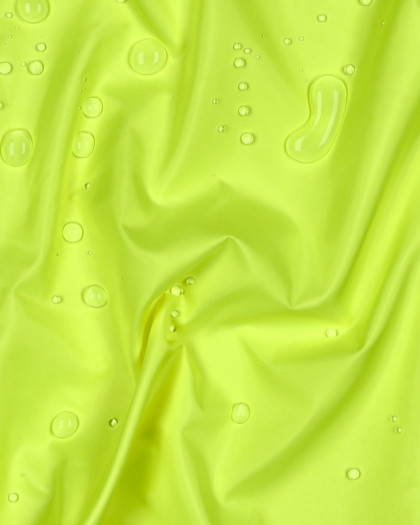 Tissu Déperlant Coupe Vent Jaune Fluo  - Mercerine