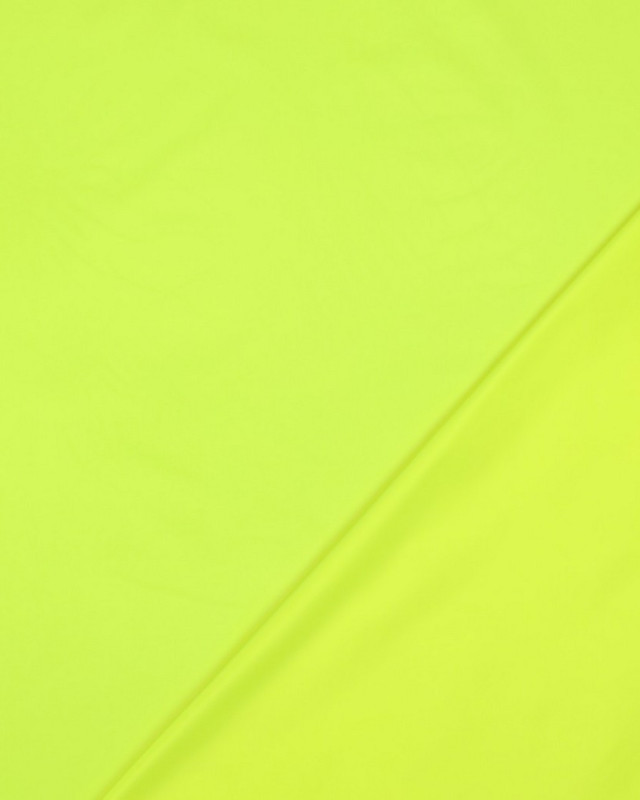 Tissu Déperlant Coupe Vent Jaune Fluo - Mercerine