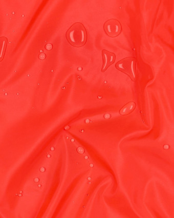 Tissu Déperlant Coupe Vent Orange Fluo - Mercerine