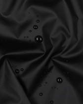 Tissu Déperlant Coupe Vent Noir