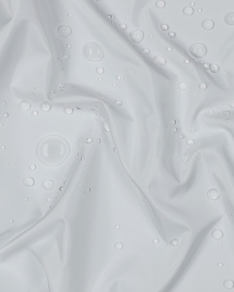 Tissu Déperlant Coupe Vent Blanc - Mercerine