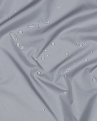 Tissu Déperlant Coupe Vent Gris Clair - Mercerine