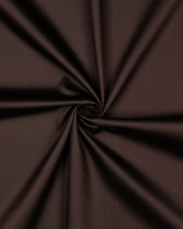 Tissu Satin de Coton Uni Chocolat