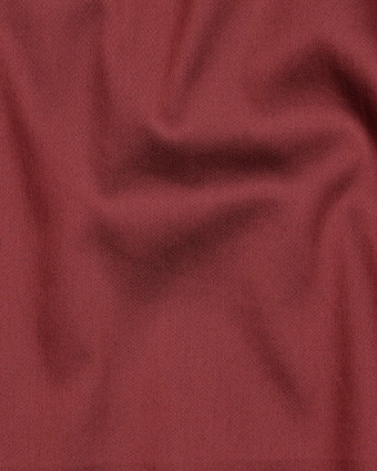 Tissu Satin de Coton Uni Lie de Vin - Mercerine