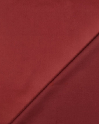 Tissu Satin de Coton Uni Lie de Vin - Mercerine