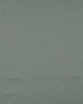 Tissu Satin de Coton Uni Vert de Gris - Mercerine