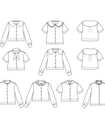 Patron Chemise AMSTERDAM - Ikatee - Mercerine