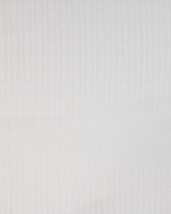 Tissu Coton Brodé Losange Ecru - Mercerine