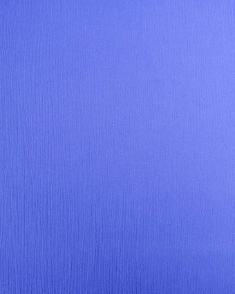 Viscose Crinkle Unie Bleu Royal - Mercerine