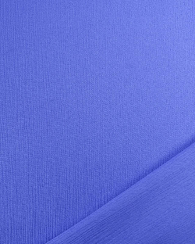 Viscose Crinkle Unie Bleu Royal - Mercerine