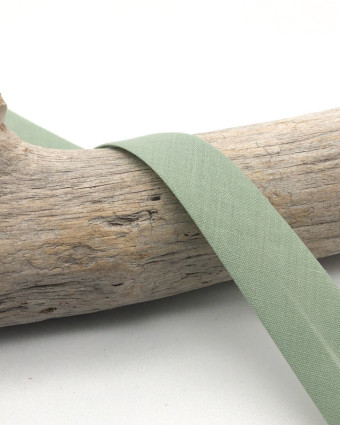 Mercerie au mètre : Biais vert sauge - Mercerine