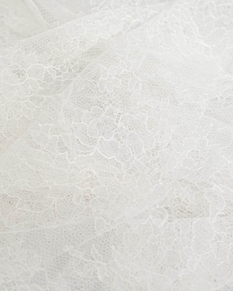 Dentelle Fabrication Française Greige Eglantine - Mercerine