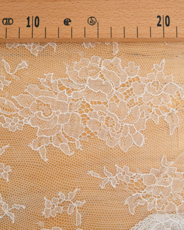 Dentelle Fabrication Française Greige Eglantine - Mercerine