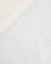 Dentelle Fabrication Française Greige Eglantine