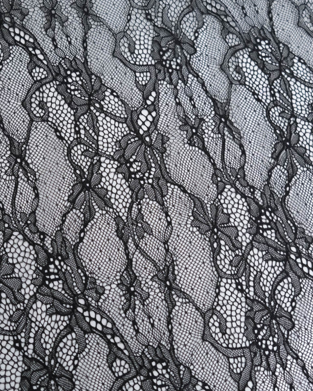 Dentelle Fabrication Française Noir - Mercerine