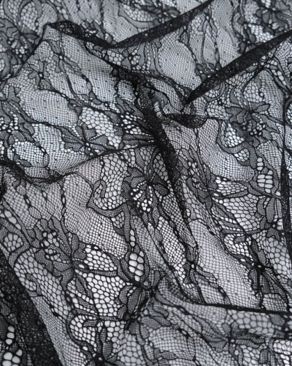 Dentelle Fabrication Française Noir - Mercerine