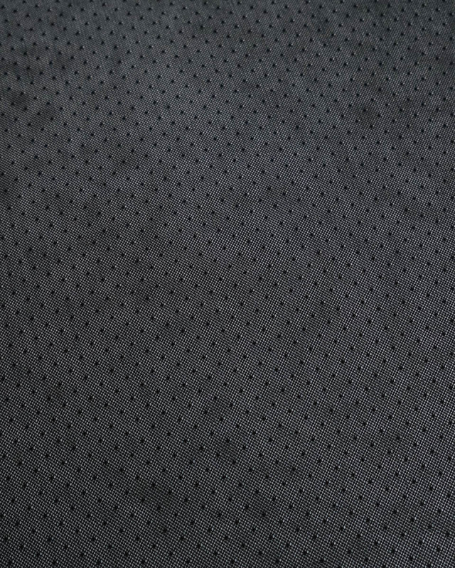 Dentelle Maille Pois Fabrication Française Noir - Mercerine