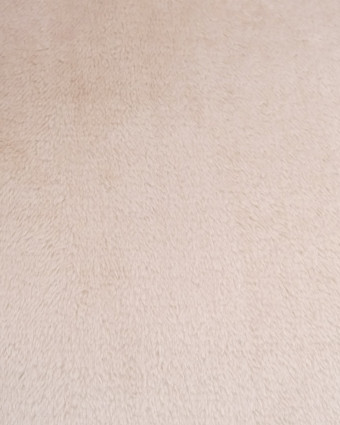 Tissu Velours Côtelé Envers Sherpa Terracotta - Mercerine