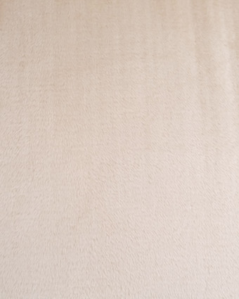 Tissu Velours Côtelé Envers Sherpa Blanc - Mercerine
