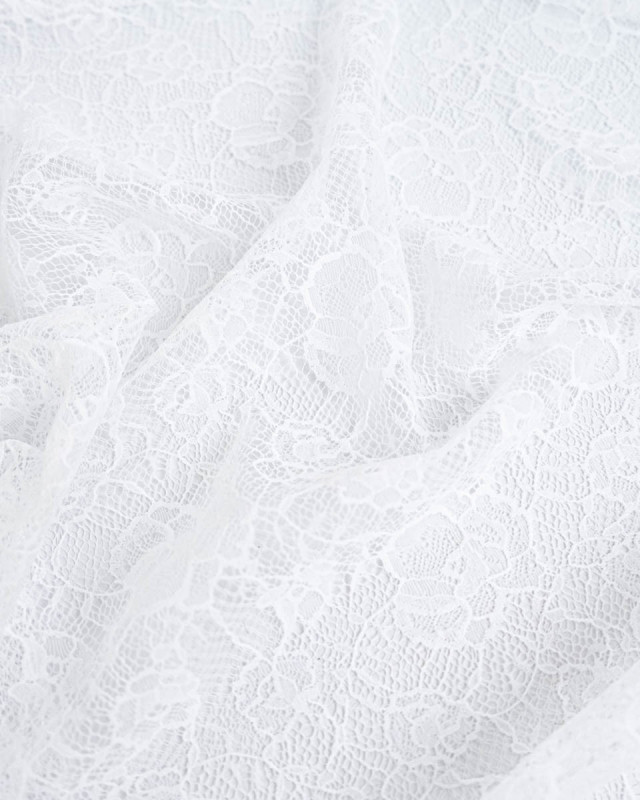 Dentelle Fabrication Française Blanc - Mercerine